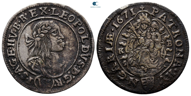 Austria. Leopold I of Habsburg AD 1657-1705.
6 Kreuzer AR

26 mm, 3,23 g

...