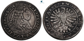 Germany. Liegnitz. Ludwig AD 1653-1663. 15 Kreuzer AR