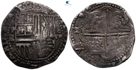 Spain.  AD 1556-1665. 8 Reales AR