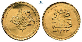 Turkey. Qustantînîya (Constantinople). Mahmud II  AD 1808-1839. 1/4 Zeri Mahbub AV