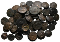Lot of ca. 57 greek bronze coins / SOLD AS SEEN, NO RETURN!nearly very fine
