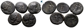 Lot of ca. 5 greek bronze coins / SOLD AS SEEN, NO RETURN!nearly very fine