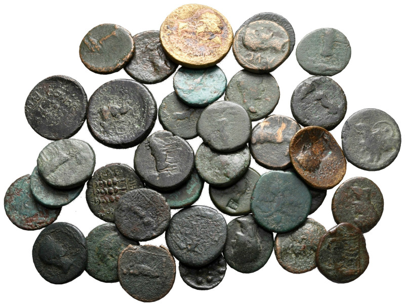 Lot of ca. 36 roman provincial bronze coins / SOLD AS SEEN, NO RETURN!

nearly...