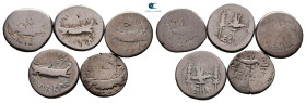 Lot of 5 republican denarii / SOLD AS SEEN, NO RETURN!
fine