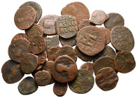 Lot of ca. 40 byzantine bronze coins / SOLD AS SEEN, NO RETURN!fine
