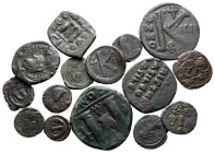 Lot of ca. 15 byzantine bronze coins / SOLD AS SEEN, NO RETURN!very fine