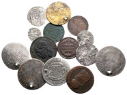 Lot of ca. 14 world coins / SOLD AS SEEN, NO RETURN!very fine