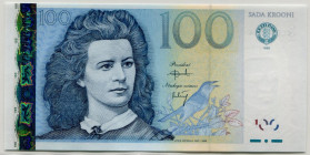 Estonia 100 Krooni 1999
P# 82, N# 210046; # CL000244; In original folder; UNC