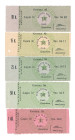 Russia - Ukraine Kiev Workers Cooperative 5 Notes 1920 (ND)
P# NL, 10, 15, 25, 50 kopeks and 1 karbovanetz; AUNC