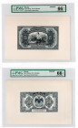 Russia Provisional Goverment 25 Roubles 1918 Front and Back Proofs PMG 66 EPQ
P# 39Ap, N# 210270; UNC