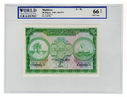 Maldives 100 Rupees 1960 WBG 66 TOP
P# 7b, N# 223323; # C097951; UNC