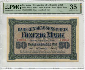 Germany - Empire 50 Mark 1918 PMG 35
P# R132, N# 277666; # C969968; VF