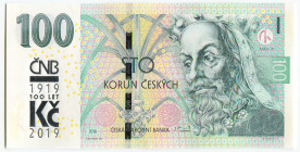 Czech Republic 100 Korun 2019
P# 28a, N# 294687; # M09 006428; UNC