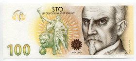 Czech Republic 100 Korun 2019 (2020) "100th Anniversary of the Czechoslovak Crown" Series "C"
N# 224422; # C 01 001157; Released just 2.000 Pieces; W...
