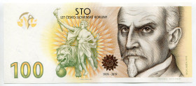 Czech Republic 100 Korun 2019 (2020) "100th Anniversary of the Czechoslovak Crown" Series "D"
N# 224422; # D 01 001657; Released just 2.000 Pieces; W...