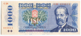 Czechoslovakia 1000 Korun 1985
P# 98a, N# 206227; # C28 899811; UNC