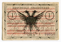 Albania Korce 1 Franc 1917
P# S144a, # C 10854; XF