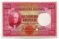 Iceland 100 Kronur 1928 Sepcimen
P# 30s, N# 312216; UNC-