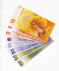 Slovenia Lot of 8 Banknotes 1990 (ND)
# SL 000000; 1/2 - 1 - 2 - 5 - 10 - 20 - 50 - 100 Lip; Proposal Banknotes, Not issued; UNC