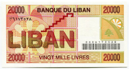 Lebanon 20000 Livrs 1994
P# 72, N# 250511; UNC