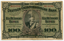 German East Africa 100 Rupien 1905
P# 4, N# 201843; # 14290; VF