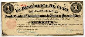 Cuba 1 Peso 1869
# 3738; AUNC