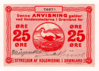 Greenland 25 Ore 1913
P# 11b, # 76078; AUNC