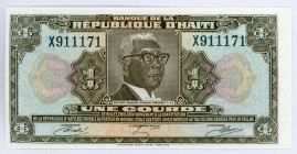 Haiti 1 Gourde 1979 (ND)
P# 230Aa, N# 229385; #X911171; UNC