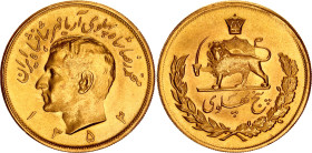 Iran 5 Pahlavi 1975 SH 1354
KM# 1202, N# 29171; Gold (.900) 40.81 g; Mohammad Reza; UNC
