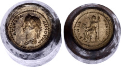 Roman Empire Antonia Aureus 36 - 37 AD Counterfeit's Dies of 20th Century
Steel and Bronze