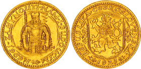 Czechoslovakia 1 Dukat 1923
KM# 8, Fr# 2, N# 19852; Gold (.986) 3.49 g.; Mintage 61861; UNC