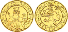 Czech Republic Dukat 1998 Restrike
Gold (.986) 3,49g.; Karl IV; in original box; UNC