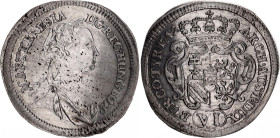 Austria 6 Kreuzer 1742
KM# 1673, N# 160768; Silver; Maria Theresia; UNC with full mint luster
