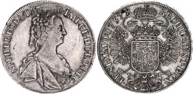 Austria 1 Taler 1757 Prague
Janovsky# 29, Eypeltauer# 82a, Halacka# 1941; Silver; Maria Theresa; Prague mint; AUNC, Toning
