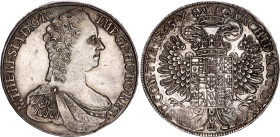 Austria 1 Taler 1765
KM# 1799, N# 125421; Silver; Maria Theresia; Hall mint; UNC, Cleaned and with nice toning