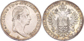 Austria 1/2 Taler 1831 A
KM# 2155; Silver, 13.95g.; Franz II (1792-1835); AUNC