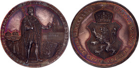 Austria Silver Medal "Coronation of Bohemian King in Prague" 1836 MDCCCXXXVI Specimen PCGS SP 63
Montenuovo 2560, Hauser 22, Donebauer 3140, Novák.D2...