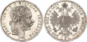 Austria 1 Florin 1867 A
KM# 2221, N# 31958; Silver; Franz Joseph I; UNC, prooflike surface, very rare condition