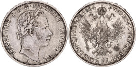 Austria 2 Florin 1864 A
KM# 2230, N# 33642; Silver; AUNC With hairlines