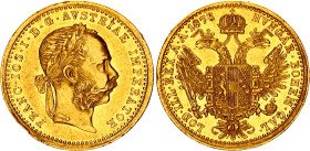 Austria Dukat 1876
KM# 2267, N# 26247; Gold (.986) 3.48 g.; UNC Luster