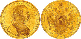 Austria 4 Dukat 1910
KM# 2276, N# 15156; Gold (.986) 13.96 g.; Franz Joseph I; Vienna Mint; Scratched