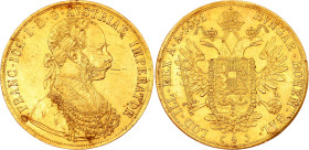Austria 4 Dukat 1912 for Bosnia
KM# 2276, N# 15156; Gold (.986) 13.96 g.; Franz Joseph I. Vienna Mint. With Bosnian "sword" countermark. Rare - usual...