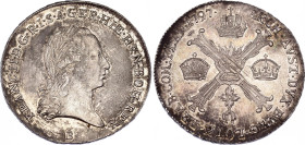 Austrian Netherlands 1/4 Kronentaler 1797 B
KM# 60, N# 28743; Silver; Francis II; AUNC