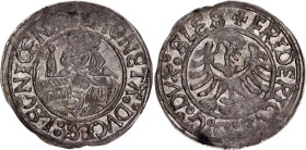 Bohemia Silesia Liegnitz-Brieg 1 Groschen 1495 - 1547 (ND)
MB# 5, Kop# 4916 (R2), N# 93762, N# 93762; Silver; Friedrich II; UNC