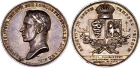 Austrian States Lombardy-Venetia Francesco I Coronation Silver Medal 1815
Turricchia 4; Silver; Head of the emperor laureate to the right. In the fie...