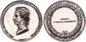 Austrian States Lombardy-Venetia Music Festival Silver Medal 1848
Hauser 4548; Silver 55.10 g., 48 mm; AR Premium medal of the Music Conservatory in ...