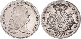 German States Bavaria 1/2 Taler 1797
KM# 558, N# 30110; Silver; Charles Theodore; XF