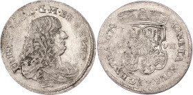 German States Brandenburg-Prussia 1/3 Taler 1674 AVH
KM# 434, N# 133528; Silver; Frederick William; VF