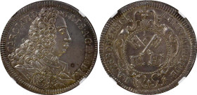 German States Regensburg 1/4 Taler 1737 NGC MS 63
KM# 275; Silver; Karl VI, Amazing collectible price