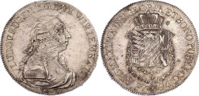 German States Württemberg 1 Taler 1794 FH CH
KM# 453, N# 135366; Silver; Ludwig Eugen; XF
